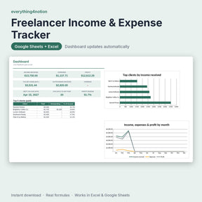 Freelance Income Tracker – preview