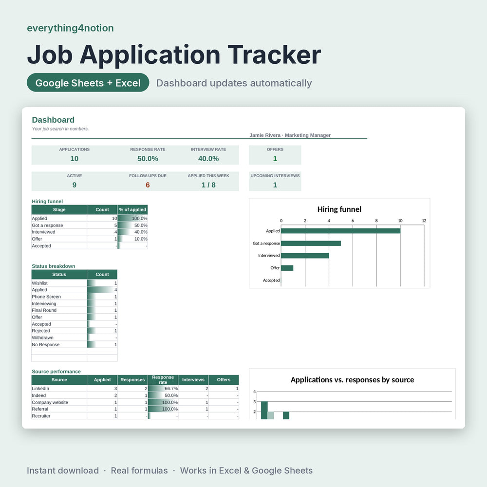 Job Application Tracker – preview