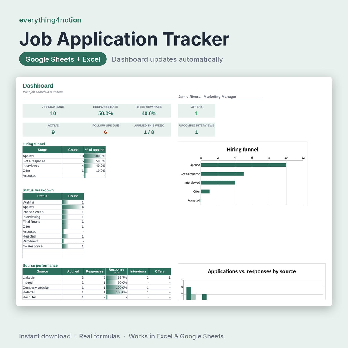 Job Application Tracker – preview