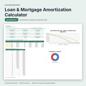 Loan & Mortgage Amortization Calculator - cover preview